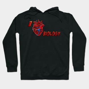 I Love Biology Hoodie